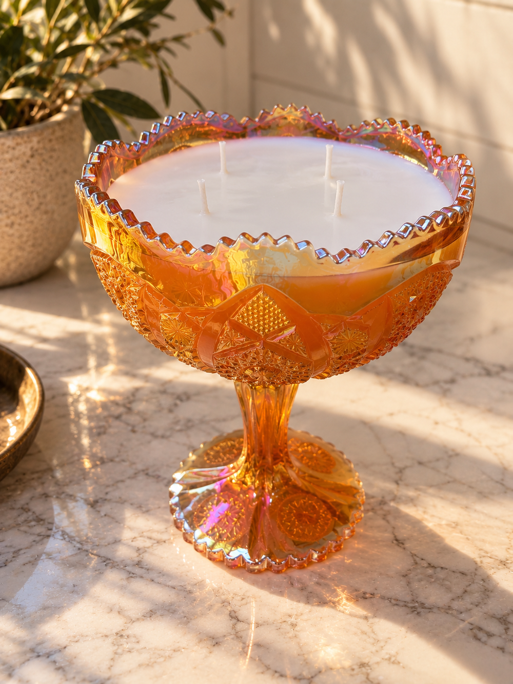 Carnival Glass | Apple Harvest