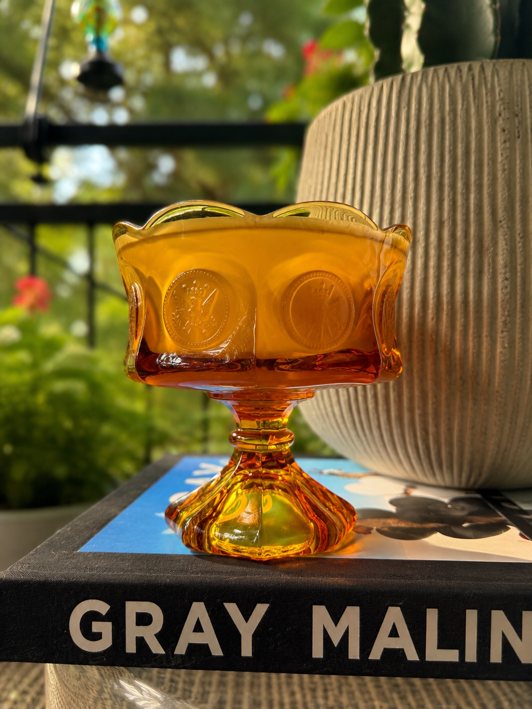 Amber Goblet