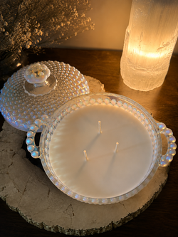Hobnail Opalescent Moonstone