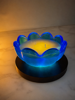Blenko Blue Lotus