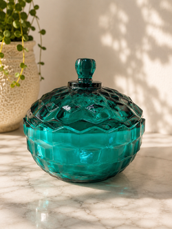 Indiana Glass Co. Teal