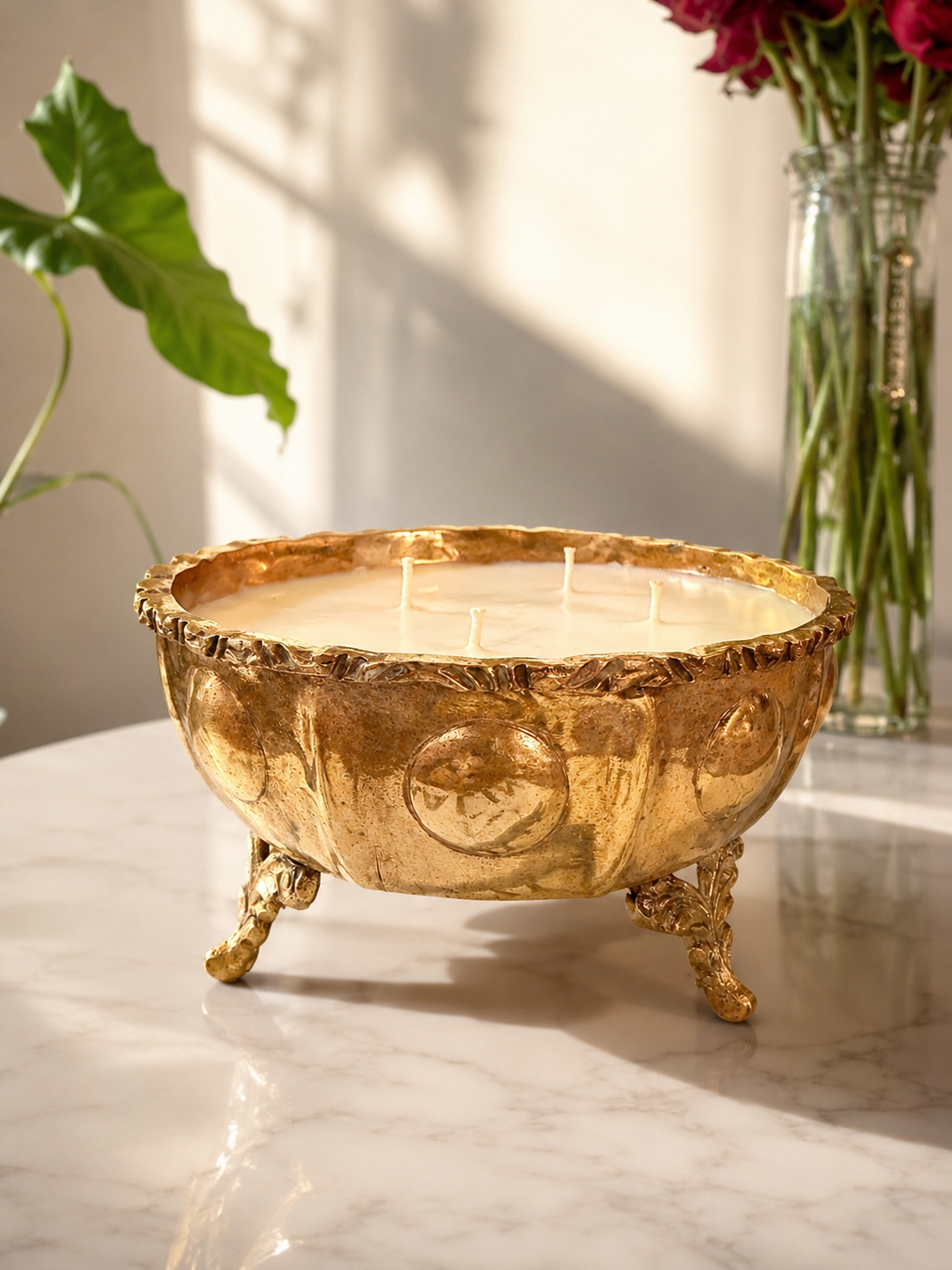 Brass Footed Bowl