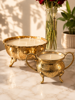 Brass Footed Bowl