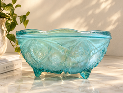 Aqua Blue Candy Dish