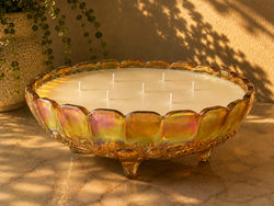 Carnival Glass Amber