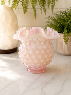 Blush Pink Hobnail