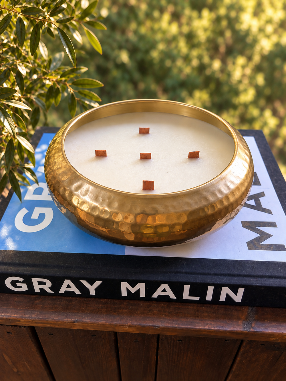Hammered Brass