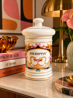 Japanese Apothecary Jar | Cactus Flower & Jade