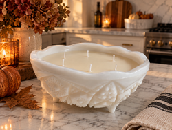Milk Glass | Pumpkin Banana Bread