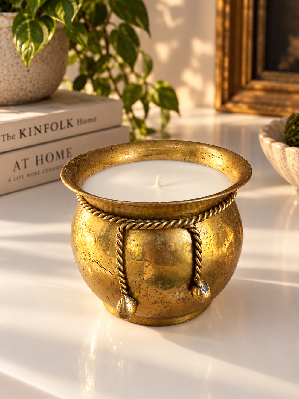 Brass Cachepot | Bohemian Rose