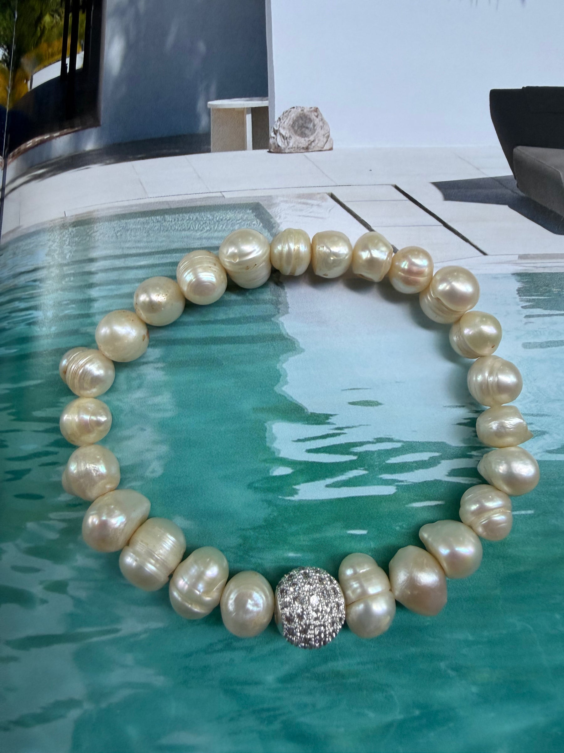 Freshwater Pearls & Pavé
