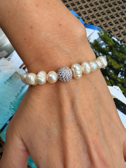 Freshwater Pearls & Pavé