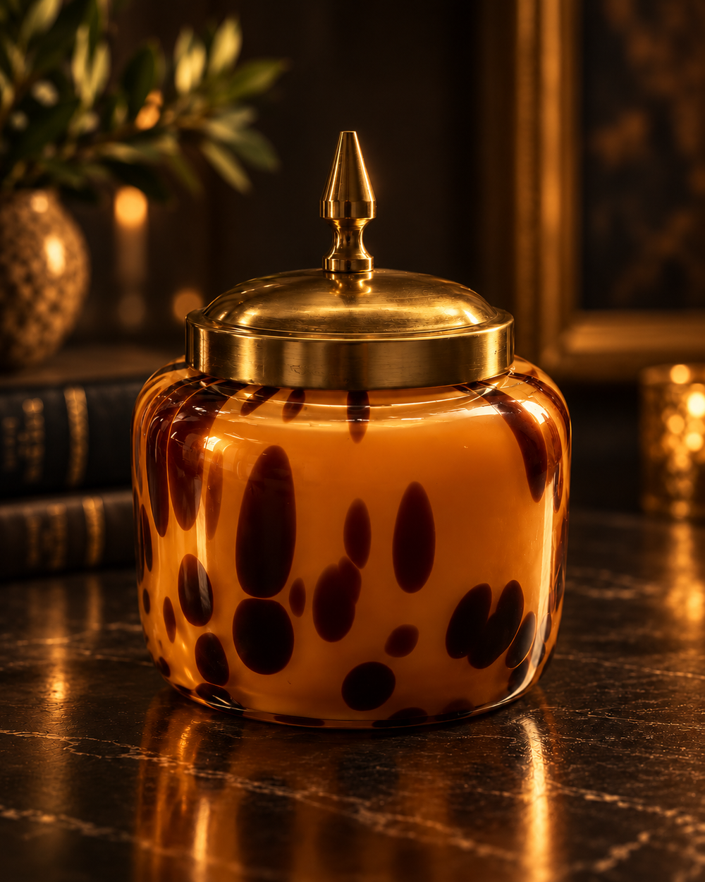 Amber Tortoise | Patchouli & Pepita
