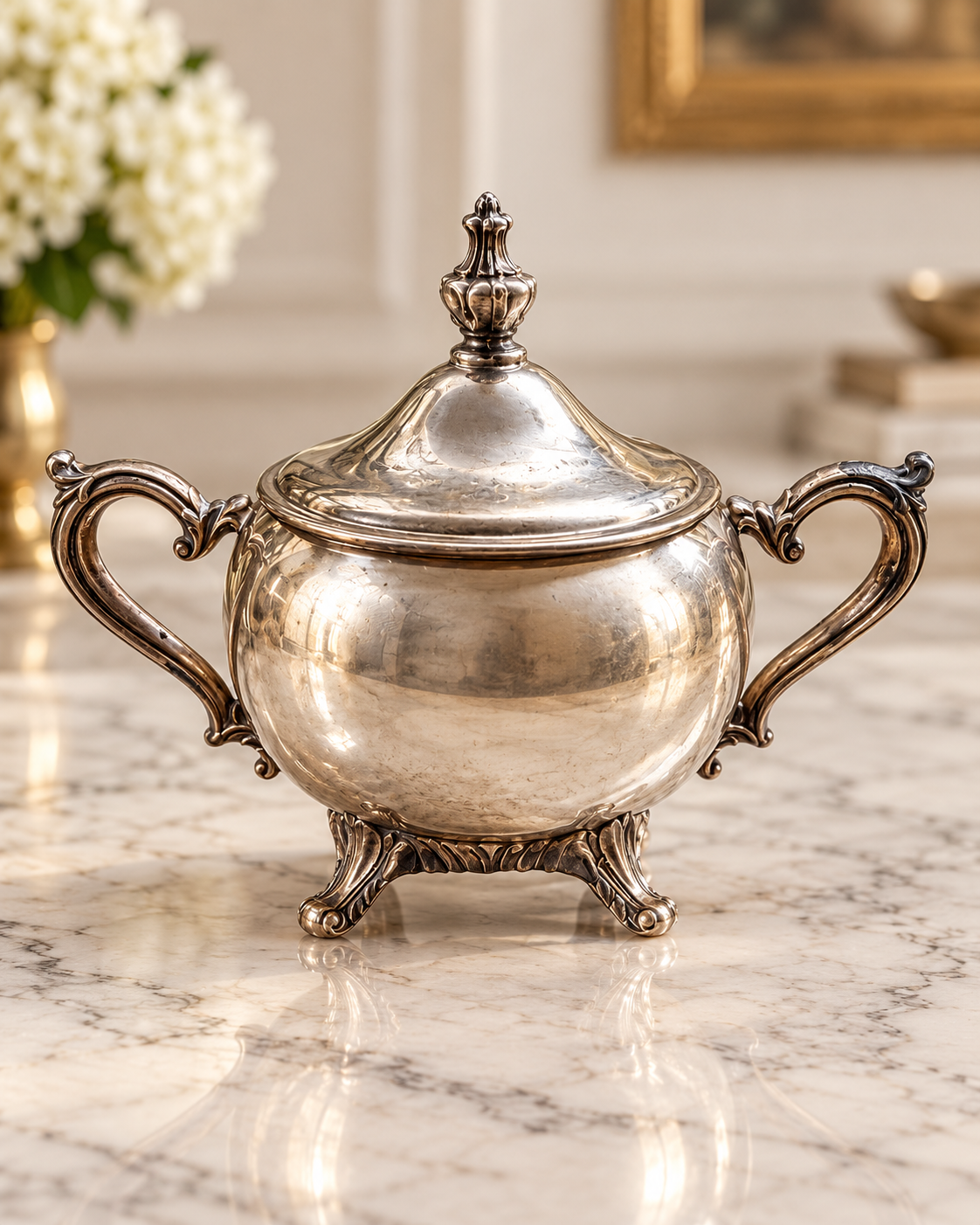 Silver Sugar Bowl | Black Sea